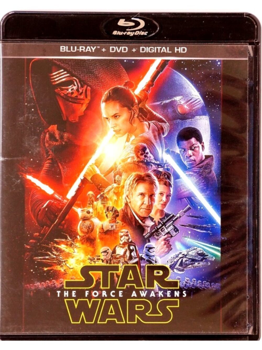 Star Wars The Force Awakens (2-Blu-ray/DVD Set, Region A/1) Very Good condition!